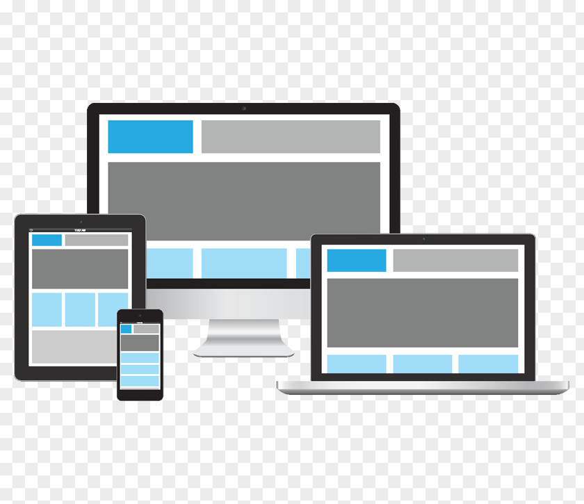 Web Production Responsive Design Development Page PNG