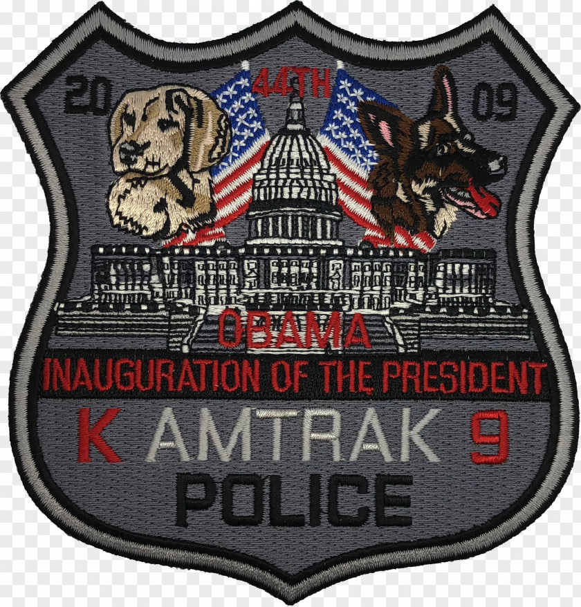 Barack Obama 2009 Presidential Inauguration T-shirt Amtrak Police Challenge Coin PNG