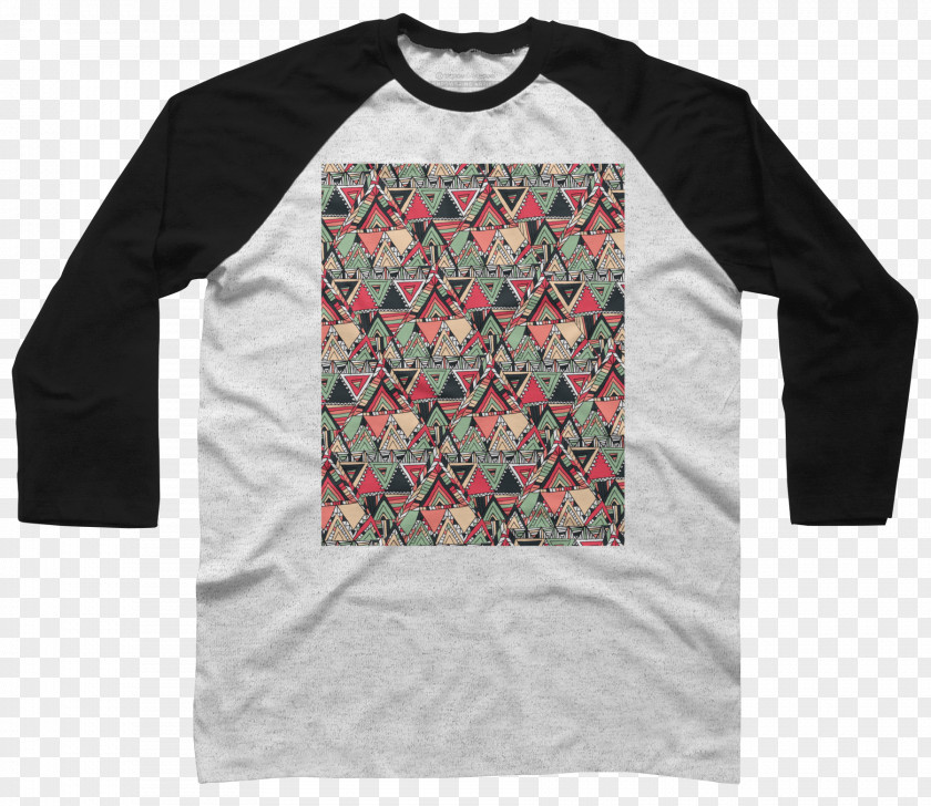 Boho Pattern T-shirt Raglan Sleeve Amazon.com Top PNG