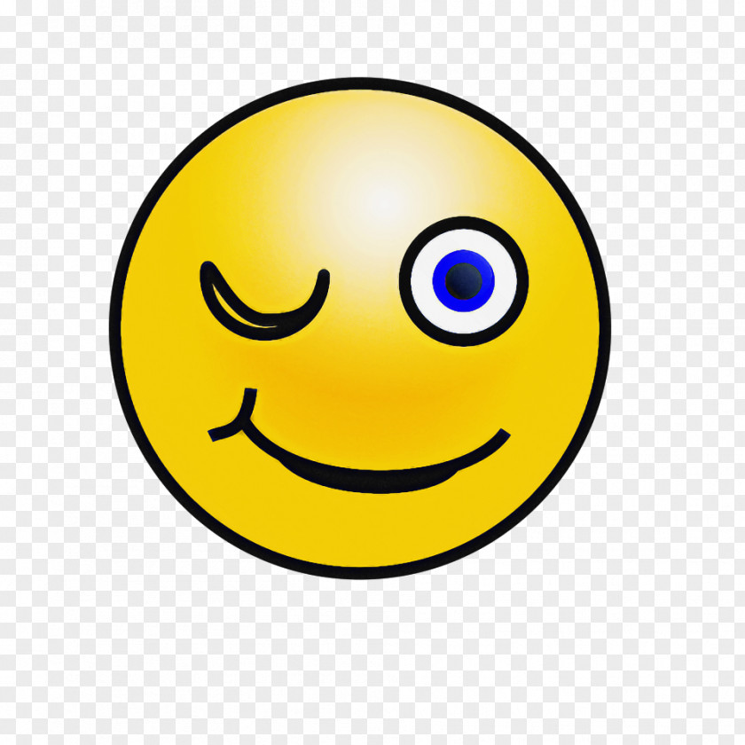 Happy Eye Emoticon PNG