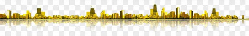 Golden City Yellow Wallpaper PNG