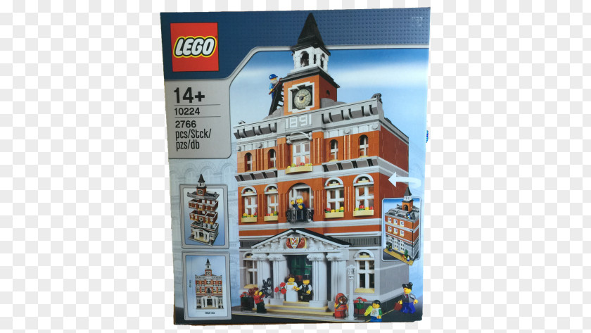 Lego Modular Buildings Creator LEGO 10224 Town Hall Legoland Malaysia Resort PNG