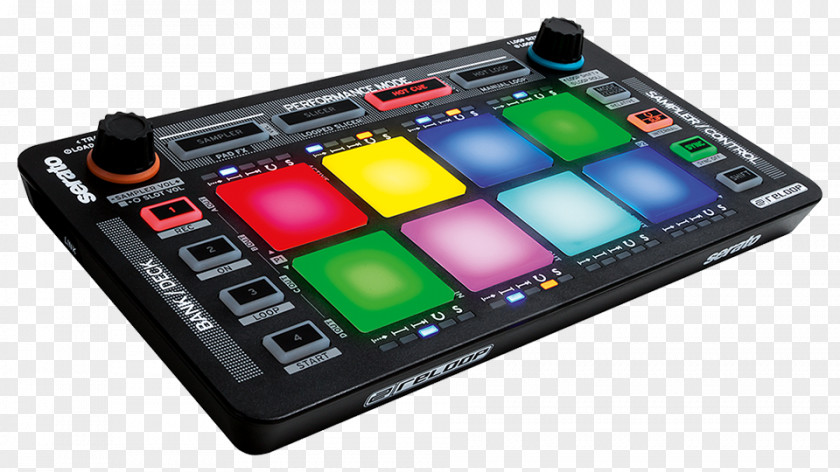 Serato DJ Controller MIDI Controllers Disc Jockey Mix Reloop Neon PNG