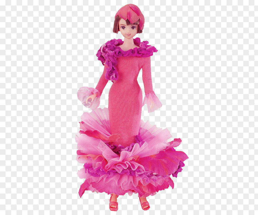 Barbie Doll Gown Petal Pink PNG