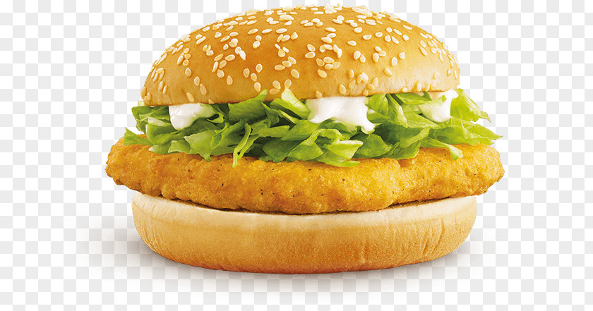 Chicken Burger McChicken Sandwich Hamburger McDonald's McNuggets Club PNG