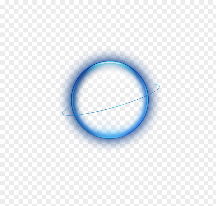 Glow Element Circle Font PNG