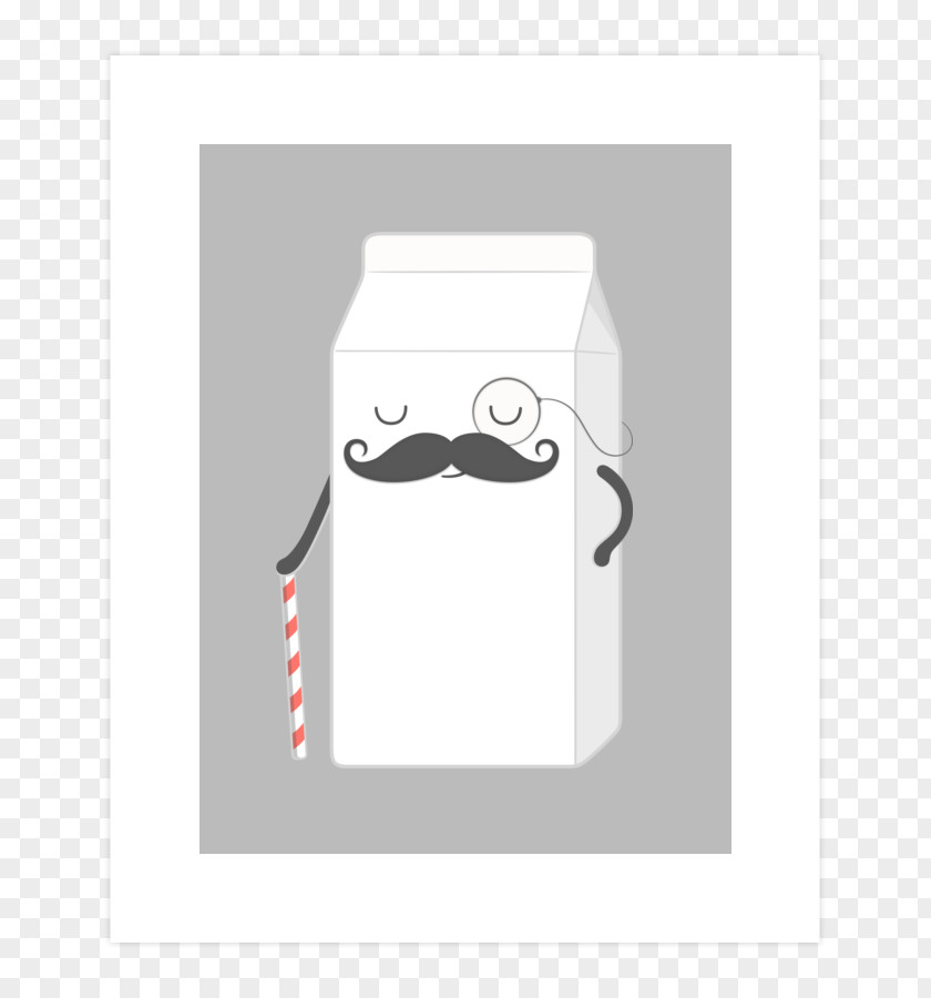 Moustache Milk Tapestry Cartoon PNG