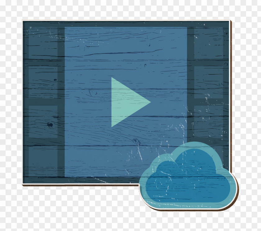 Rectangle Aqua Interaction Assets Icon Movie Video Player PNG