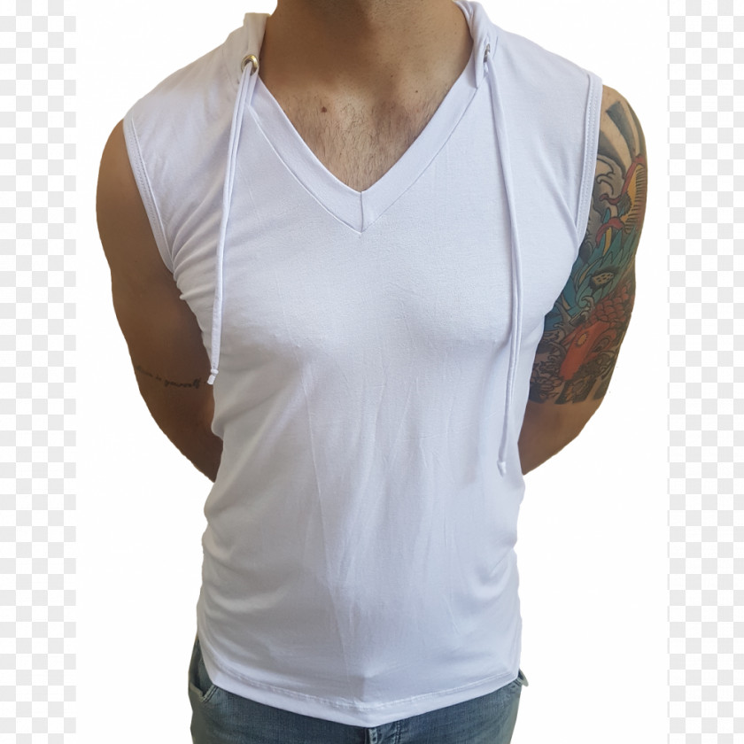 T-shirt Sleeveless Shirt Hood PNG