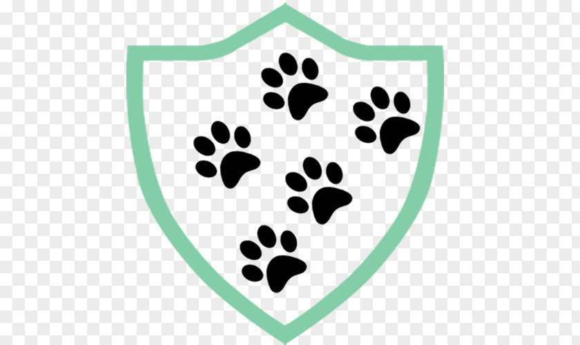 Walking Dog With Black Footprints Paw Clip Art PNG