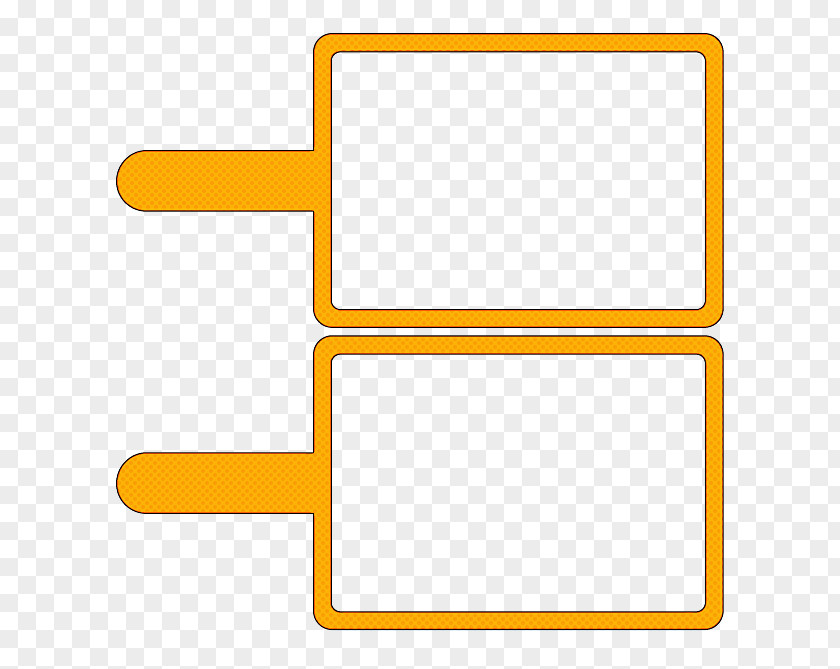 Yellow Font Line Meter Symbol PNG