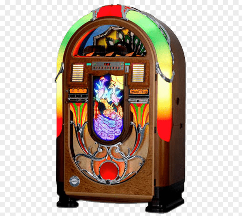 Antique Jukebox Wurlitzer Phonograph Record PNG