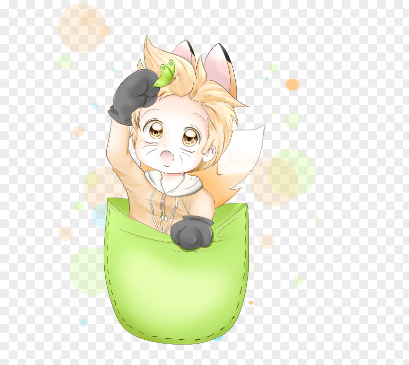 Dog Cartoon Illustration Fairy Green PNG