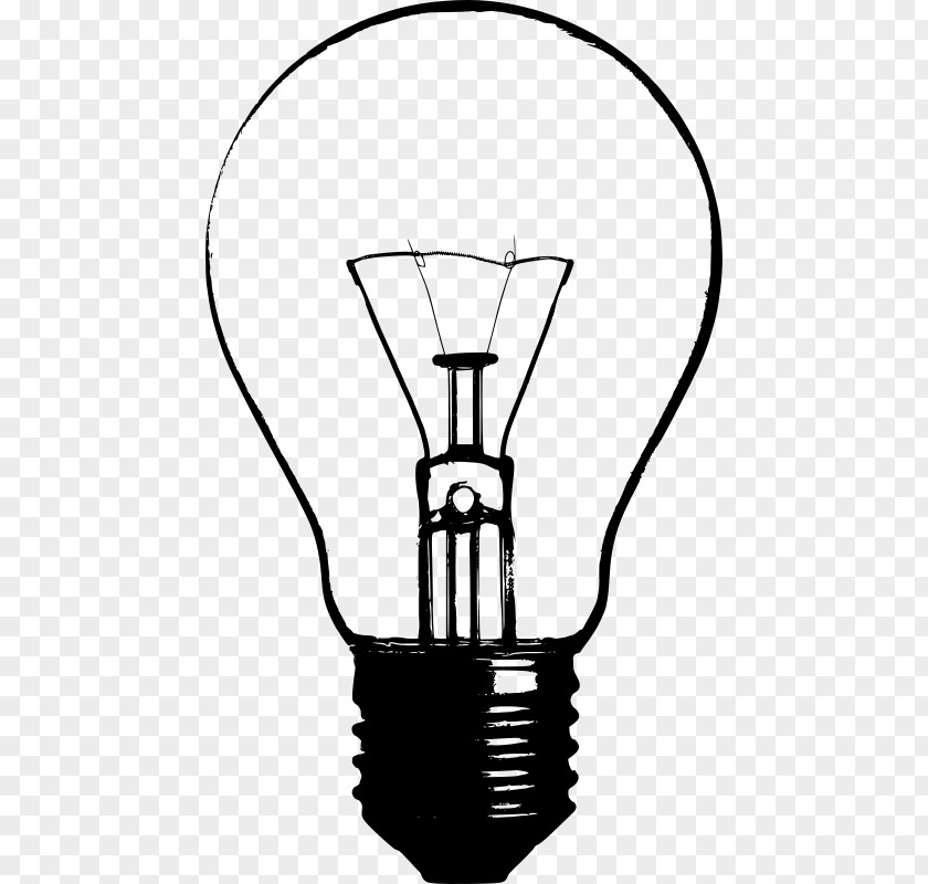 Light Incandescent Bulb Lamp Silhouette Clip Art PNG