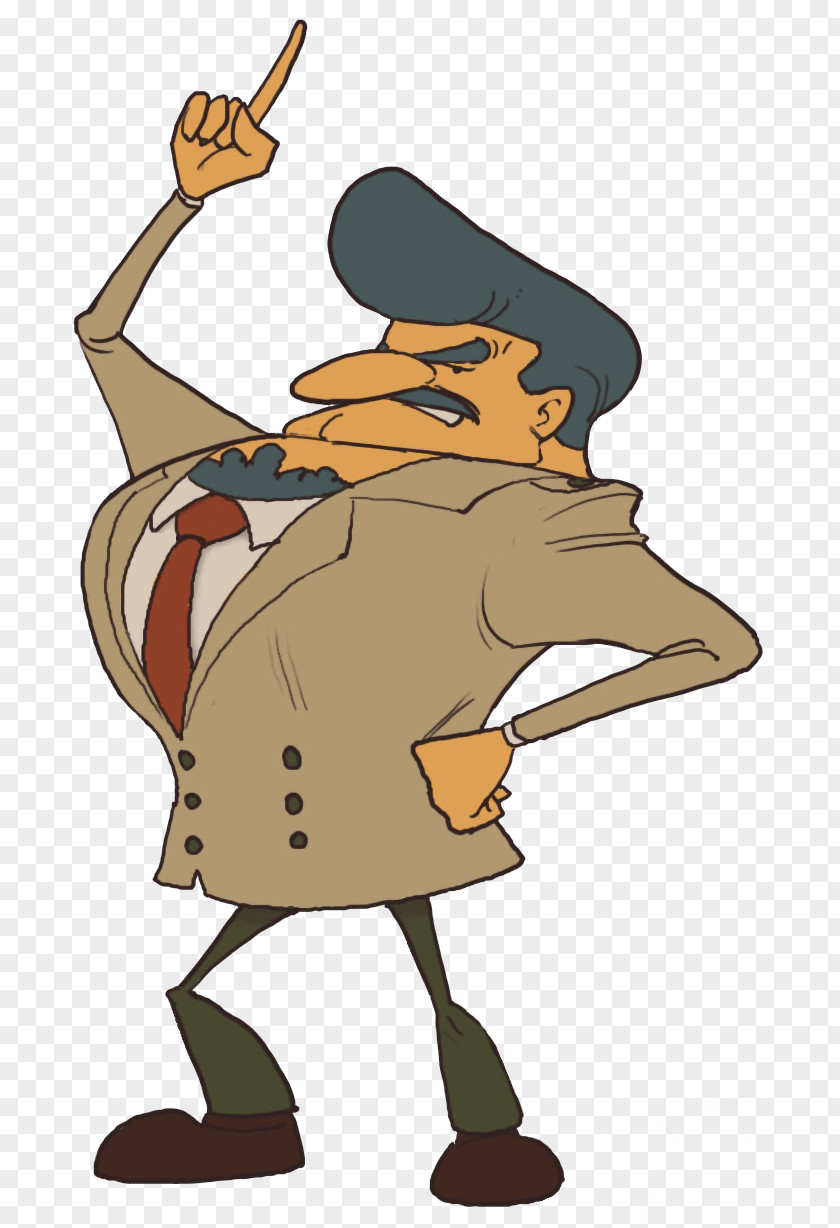 Professor Layton And The Last Specter Azran Legacies Miracle Mask Inspector Clamp Grosky Hershel PNG