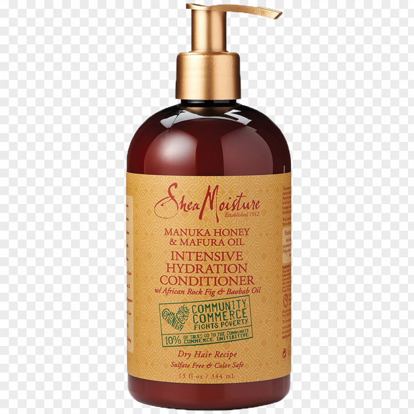 Shampoo SheaMoisture Manuka Honey & Mafura Oil Intensive Hydration Shea Butter Hair Masque Moisture Conditioner PNG