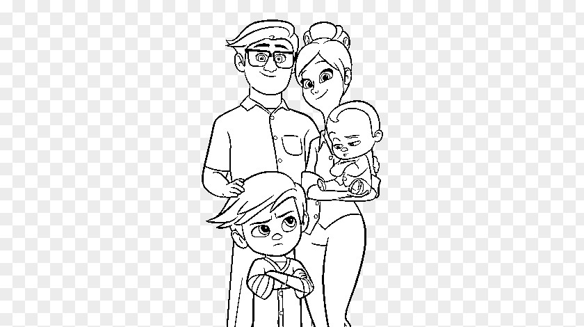 Child Coloring Book Infant The Boss Baby Family PNG