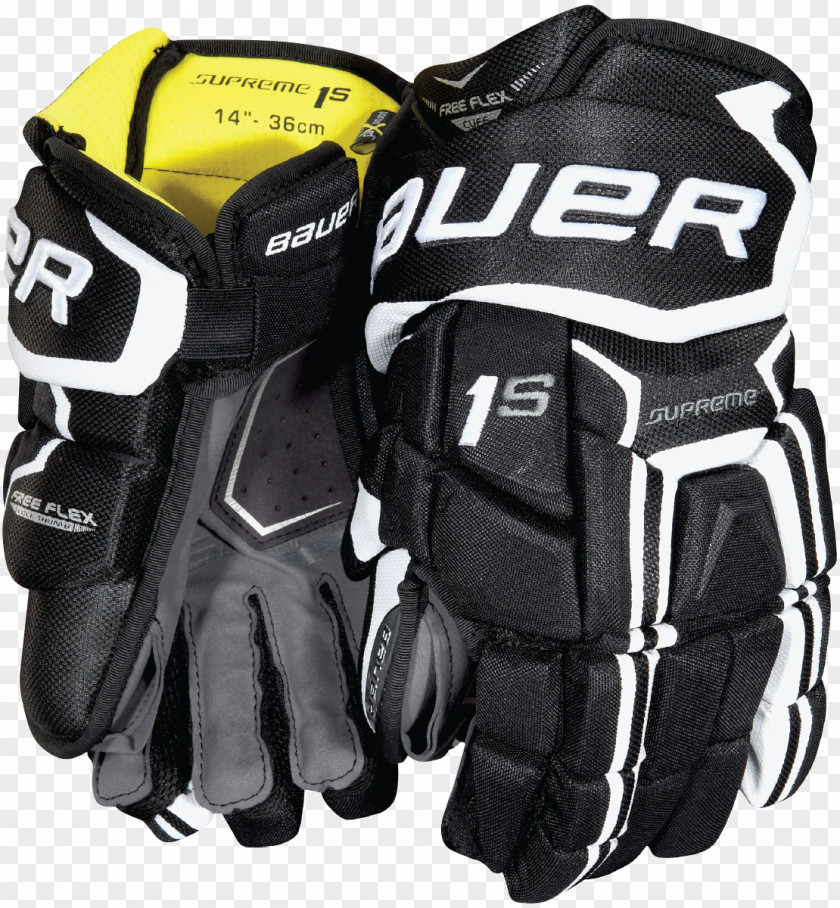 Orange Ice Hockey Sticks Warrior Bauer Supreme 1S Gloves Equipment PNG