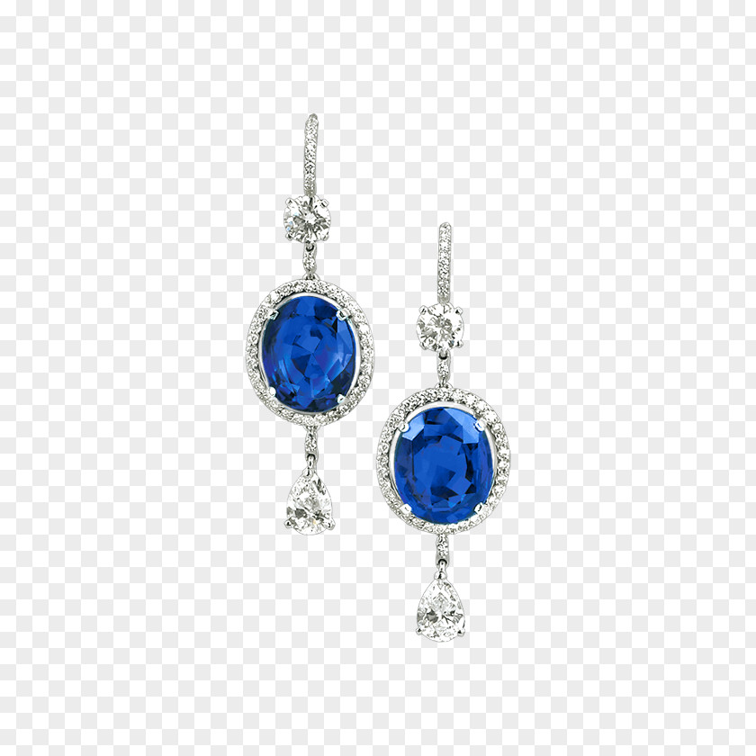 Sapphire Earring Body Jewellery PNG