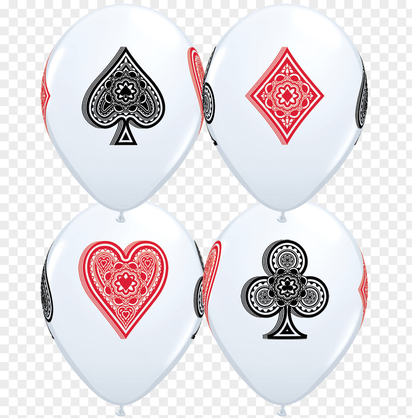 Balloon Suit Playing Card BoPET Party PNG