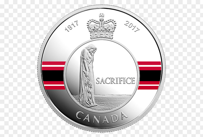 Canada Silver Coin Sacrifice Medal Royal Canadian Mint PNG