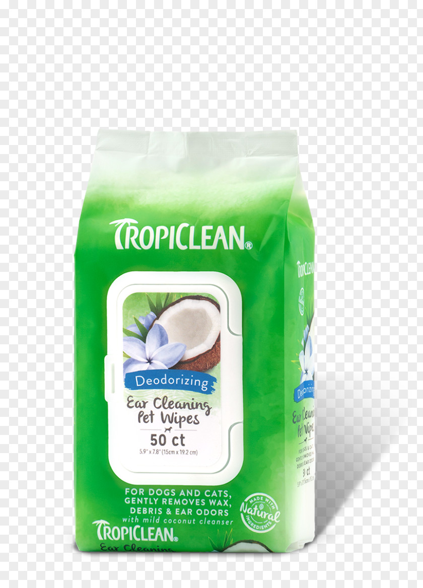 Dog Cat Tropiclean Ear Cleaning Wipes Pet PNG