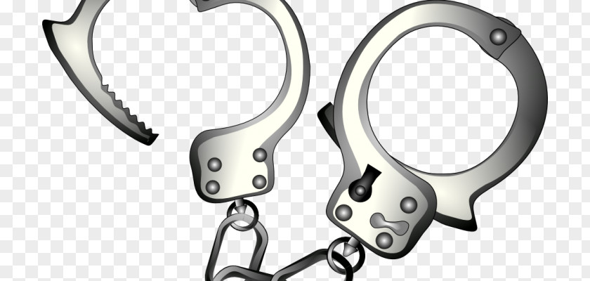 Handcuffs Arrest Crime Clip Art PNG