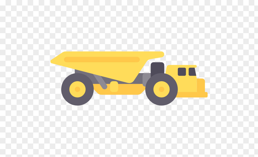 Intermodal Freight Transport Excavator Architectural Engineering Flat Design PNG