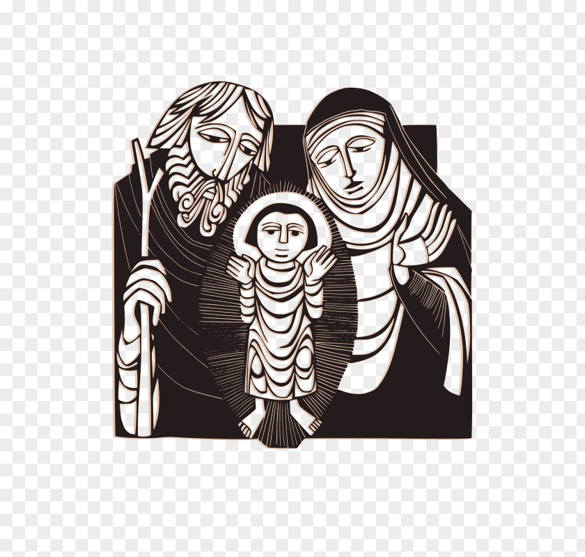 Nativity Vector Holy Family Jesus Kinship Nazareth Christmas PNG