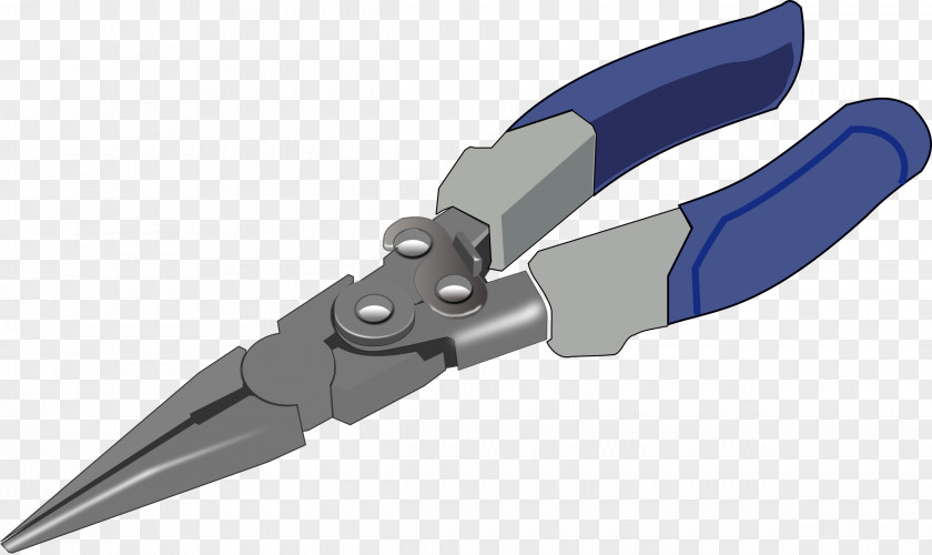 Plier Hand Tool Needle-nose Pliers Clip Art PNG