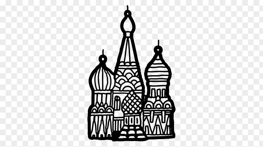 Saint Basils Cathedral Basil's Moscow Kremlin Drawing Coloring Book PNG
