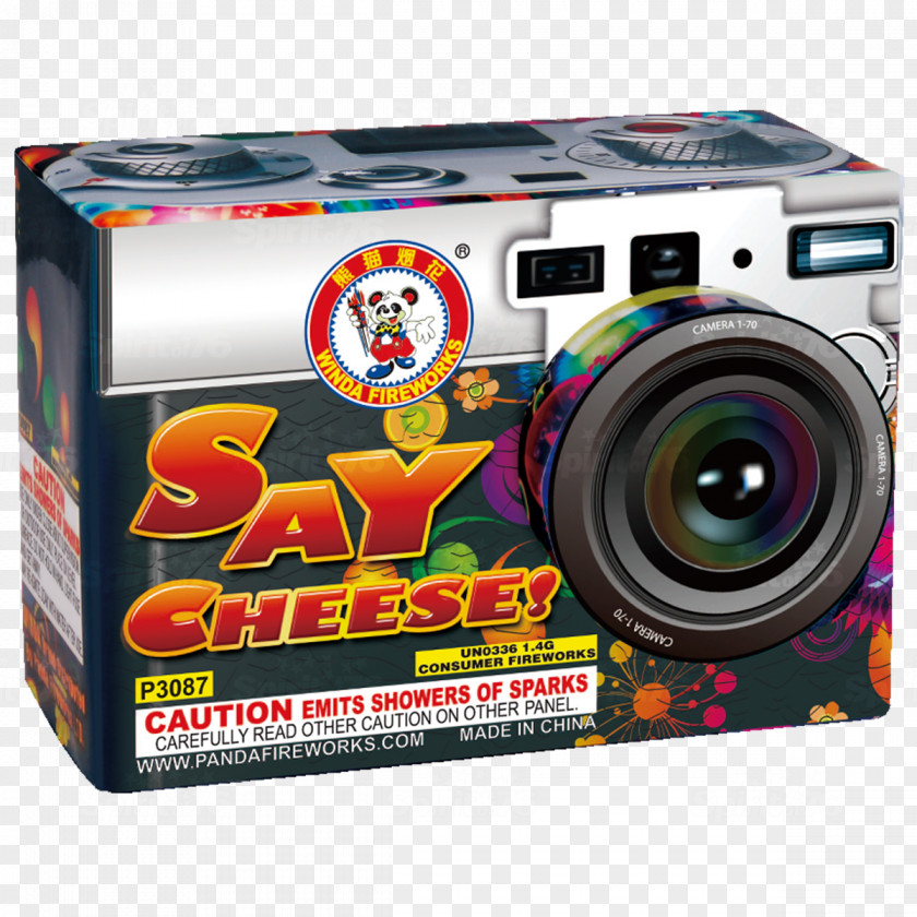 Say Cheese Big D's Fireworks Camera Lens Price Retail PNG