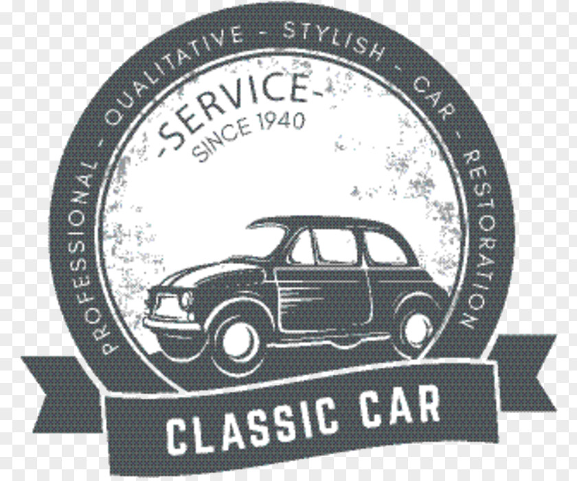 Vintage Car Family Classic Background PNG