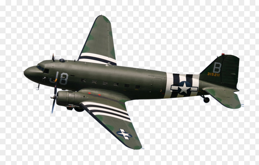 Airplane Douglas C-47 Skytrain DC-3 AC-47 Spooky Curtiss C-46 Commando PNG