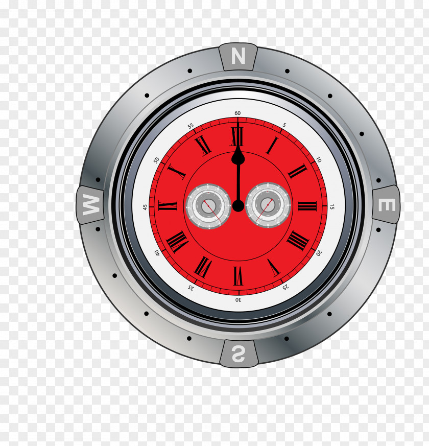 Alarm Clock Watch Design Vector Graphics PNG