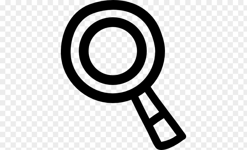 Hand Drawn Ring Magnifying Glass Zooming User Interface PNG