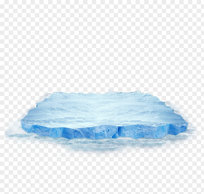 Sky Blue Ice Cubes Sea Download PNG