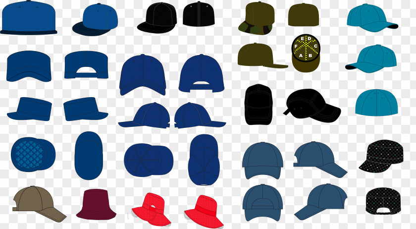 Variety Hat Vector Material Downloaded, Download PNG