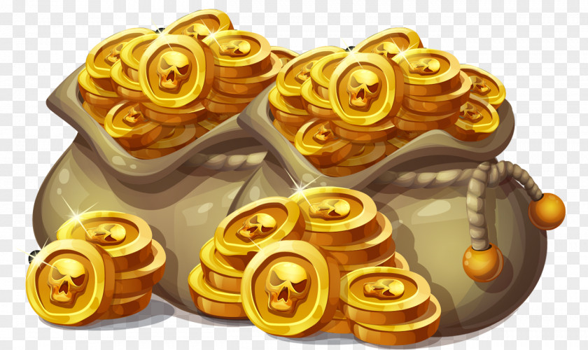 Coin Bag Gold PNG
