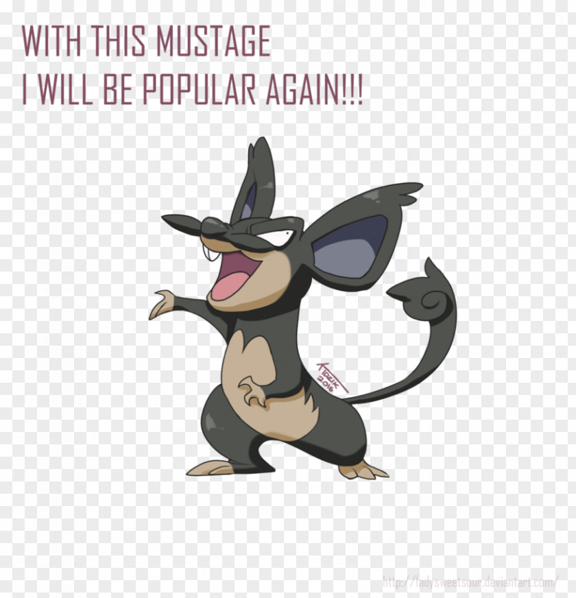 Dog Rattata Fan Art Alola PNG