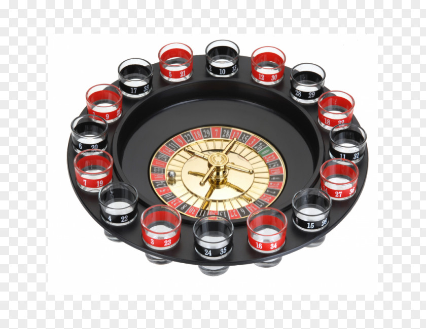 Roulette Set Drinking Game Party PNG