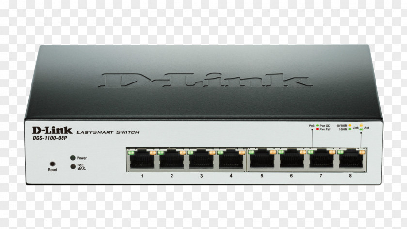 Switch Power Over Ethernet Gigabit Network Port PNG