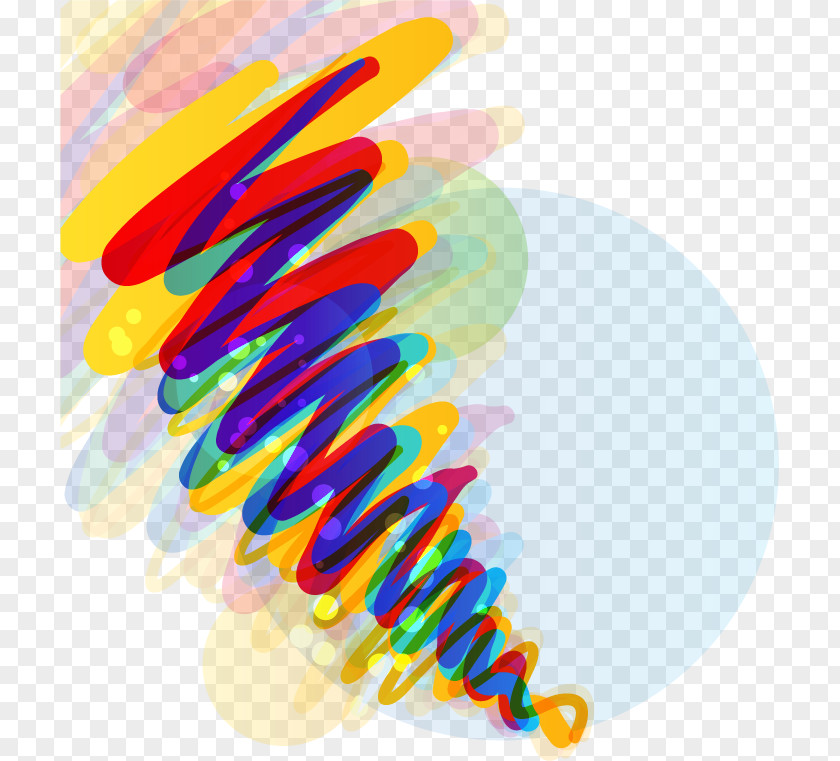 Color Tornado Vector Image Illustration PNG