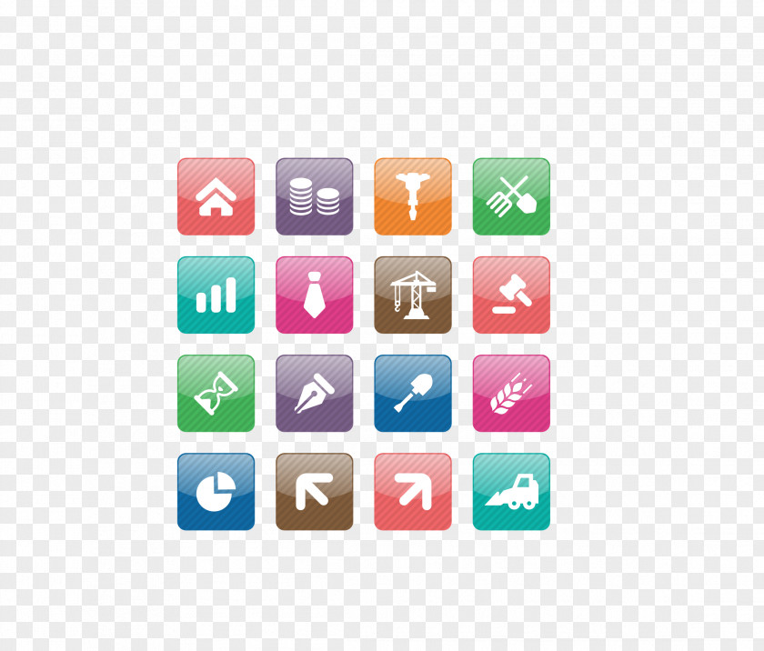 Vector Color Button Making Euclidean Icon PNG