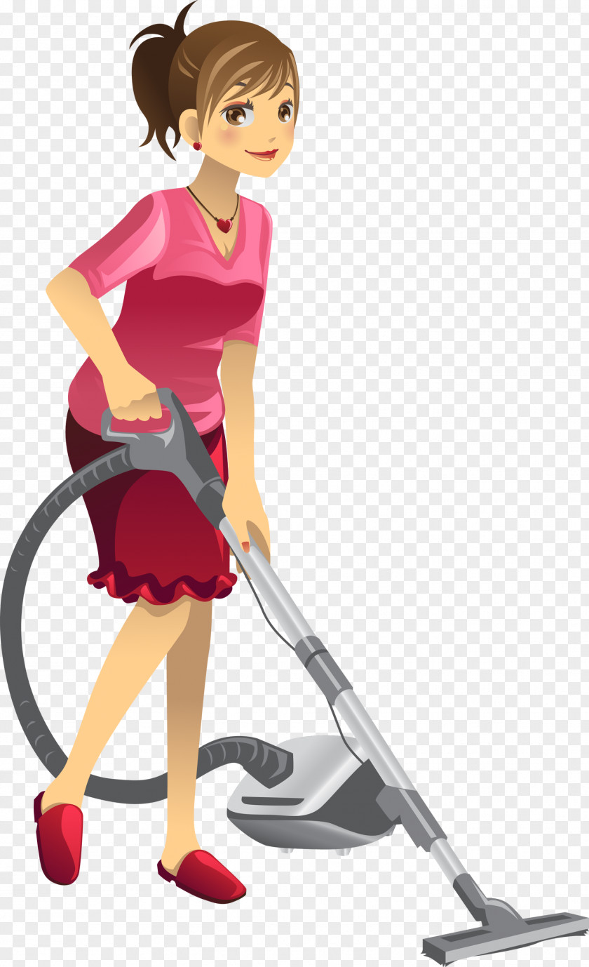 Cleaning Homemaker Woman PNG