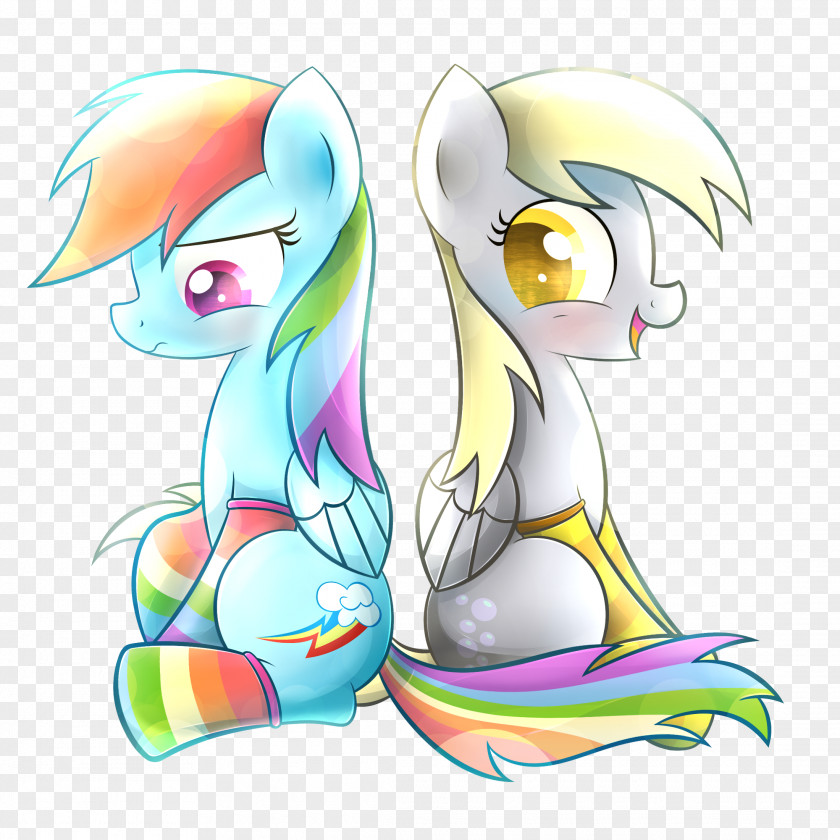Cute Rainbow Pony Derpy Hooves Dash Pinkie Pie Sock PNG