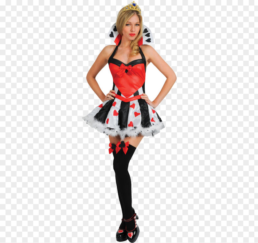 Dress Queen Of Hearts Costume Party Halloween PNG