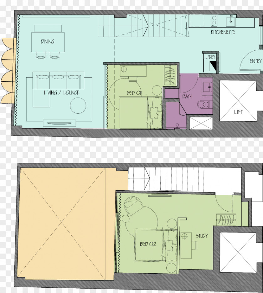 Indoor Floor Plan Bedroom Apartment Loft PNG