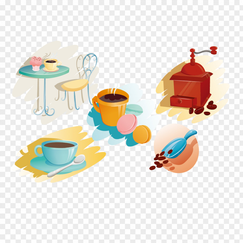 Tea And Construction Coffee Euclidean Vector Download PNG