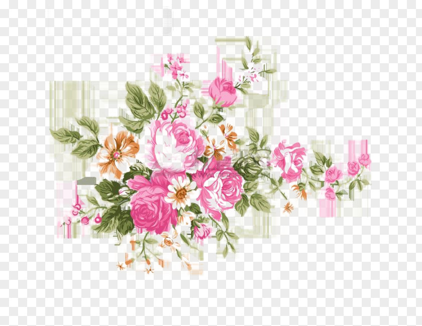 Bouquet Of Roses Color Lead Flower Watercolor Painting Clip Art PNG